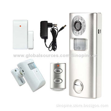 Home Intruder Motion Detect GSM Alarm System with Video Recording